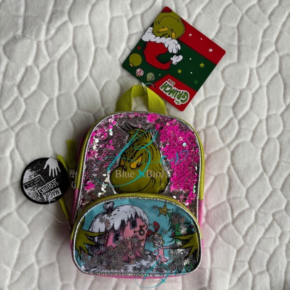 The Grinch Other - Grinch Sequin Kids Backpack